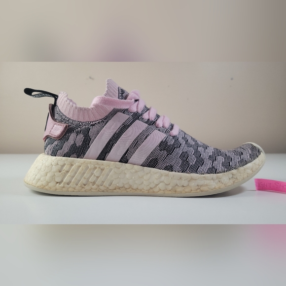 Adidas NMD R2 Primeknit Wonder Pink Size US 7 BY9521 - Picture 11 of 16